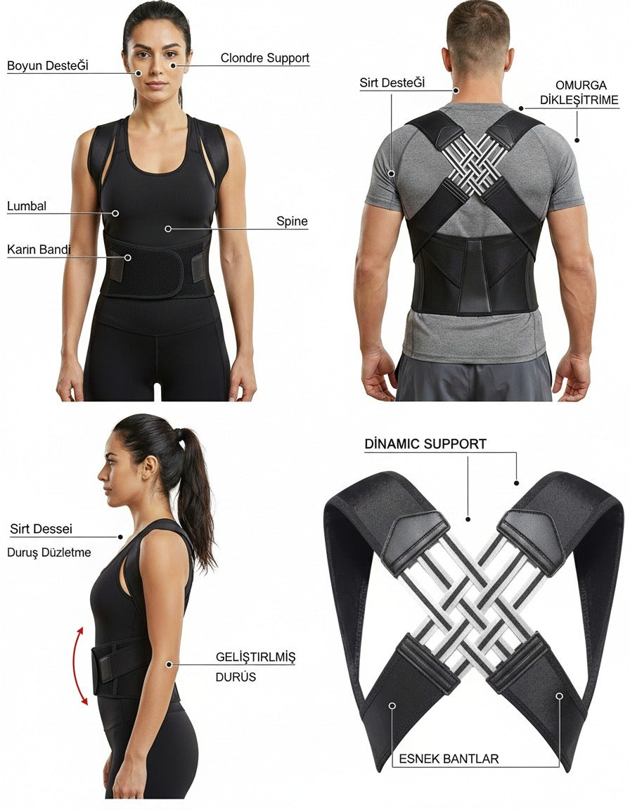 Correcta Dik Duruş Korsesi