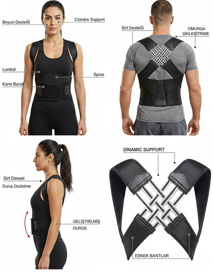 Correcta Dik Duruş Korsesi